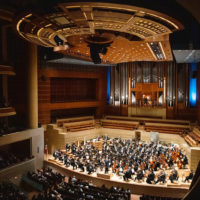 orchestra in a concert hall