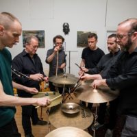 Caucasian percussion ensemble